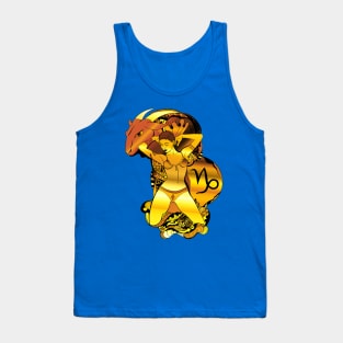 Gold Capricorn Beauty Tank Top